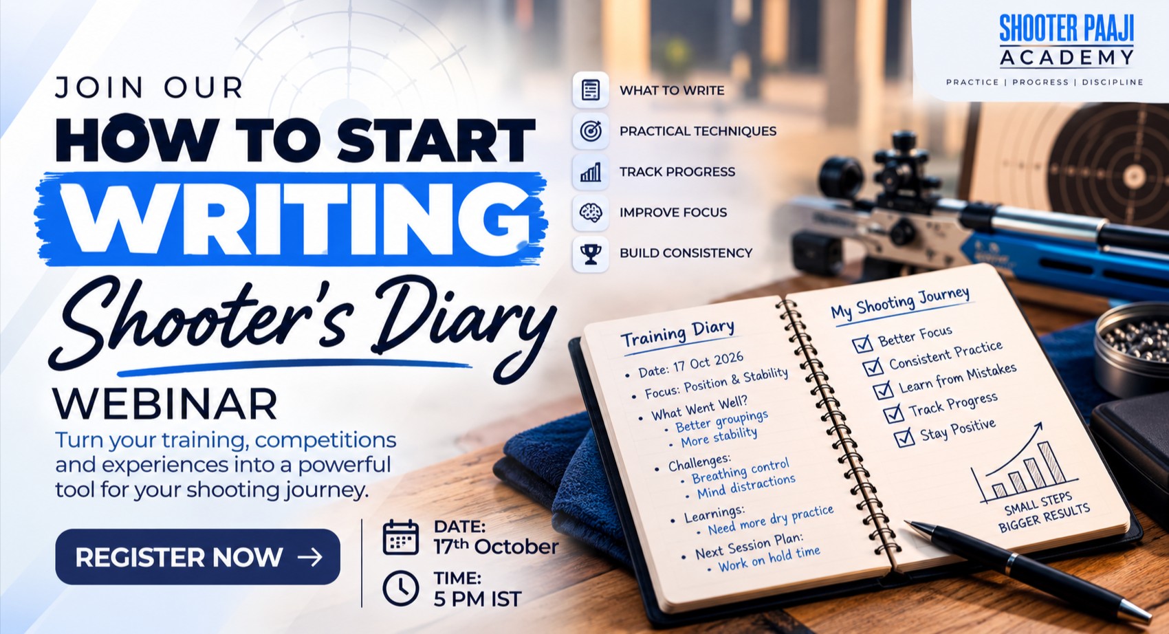How to start writing Shooter's Diary